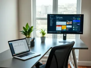 Jak ustawić pracę na dwóch monitorach dla większej efektywności?