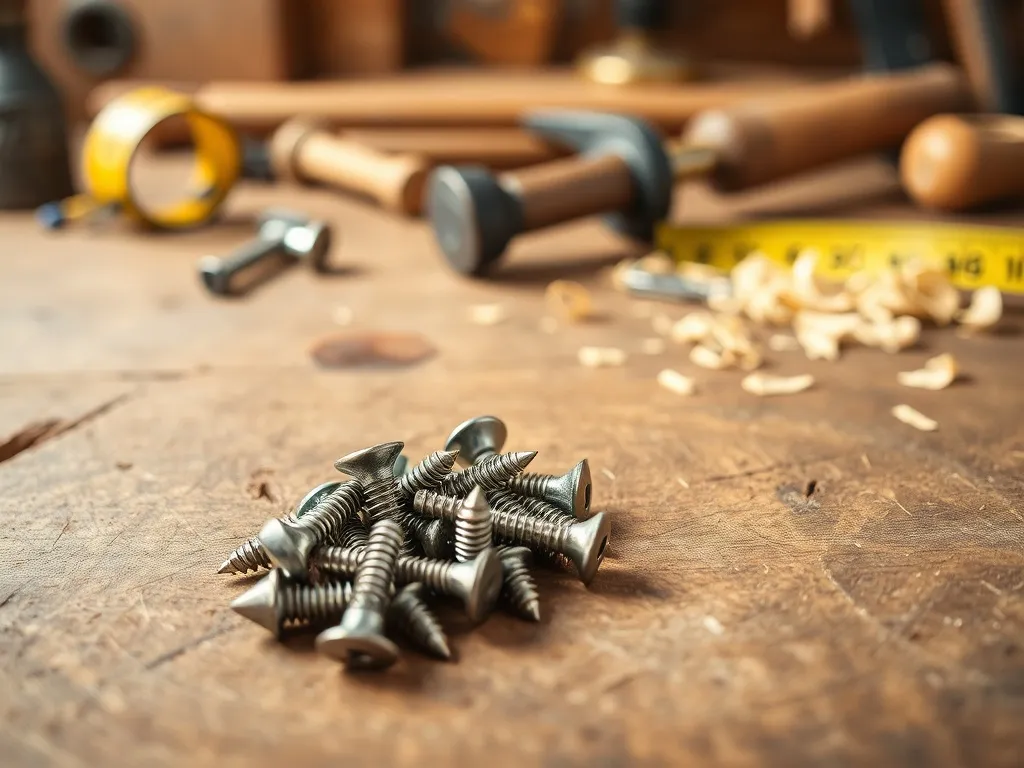 Wkręty ciesielskie z łbem stożkowym – zastosowanie i charakterystyka